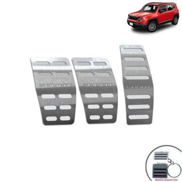 Imagem de Pedaleira Manual Jeep Renegade Sport Prata
