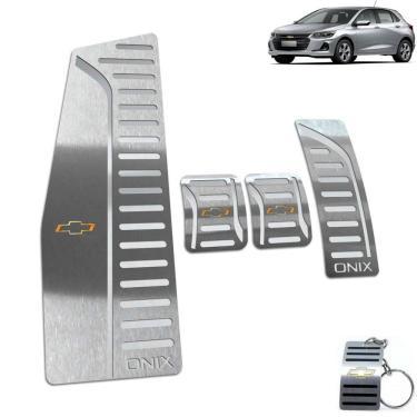 Imagem de Descanso + Pedaleira Manual Chevrolet Onix 2020 Prata