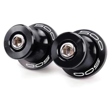 Imagem de BYYINGSUS Parafusos de suporte M8 de alumínio para motocicletas deslizantes compatíveis com Z400 Z500 Z 400 500 Ninja400 Ninja500 SE 2019-2024 2023 (preto-500)