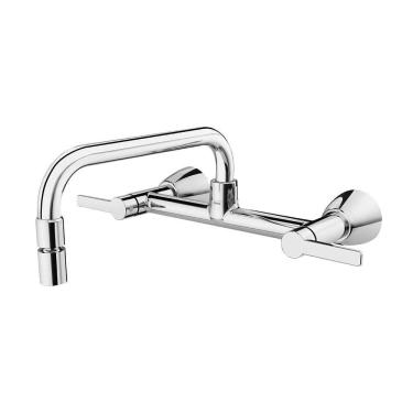 Imagem de Torneira Misturador Docol Gali 800206 De Parede Cromada