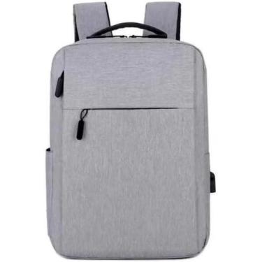 Imagem de Mochila Executiva Impermeável Notebook 15.6 espaçosa - Genérico, Cinza