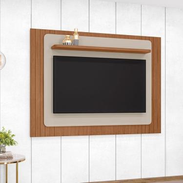 Imagem de Painel para TV até 60 Polegadas 217cm Roma Off White/Cedro
