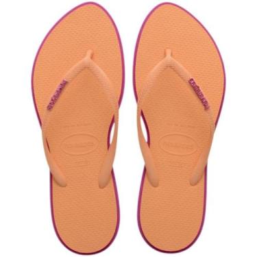 Imagem de Chinelo Feminino Havaianas REF: SLIM POINT, Rosa, 35