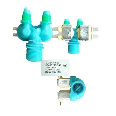 Imagem de DWBPGVUN Válvula de entrada de água, válvula solenoide, válvula solenoide de água para pulsador automático de máquina de lavar