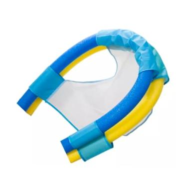 Imagem de Cadeira Flutuante para Piscina – Boia com 2 Entradas de Rede Espaguete