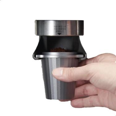 Imagem de watchget Copo dosador de 54 mm copo dosador de café expresso serve para 54 mm Breville Portafilters Alumínio Espresso Coffee Accessory Matte Silver B