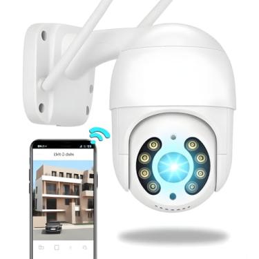 Imagem de Câmera IP Externa Wi-Fi Giratória 360° Com Monitoramento Via APP -Aprova D'água Com Filmagem Hd e Detecção De Movimento (Linha Premium).