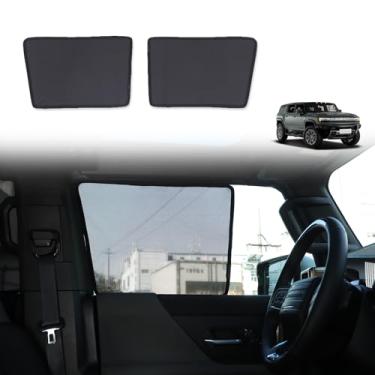 Imagem de Persianas de tela para caminhões Hummer EV SUV 2024 2025 2026 2027, acessórios para caminhões Hummer EV SUV, para-sol de janela lateral automotiva, bloqueador de para-sol de para-brisa, proteção