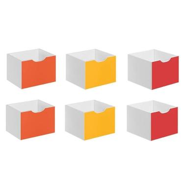 Imagem de Kit 6 Gavetas Para Nicho Organizador Q01 Colorido - Mpozenato