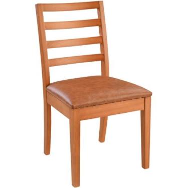 Imagem de Cadeira Florida Madeira Maciça - Refinatto, Amêndoa