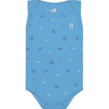 Imagem de Body regata bebe 13543 kiko e kika - Kiko baby, Azul, M