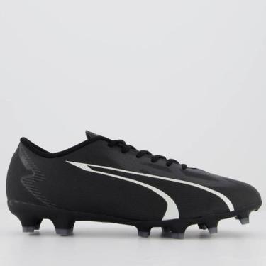 Imagem de Chuteira Campo Puma Ultra Play BDP Unissex, Preto, Chumbo, 44
