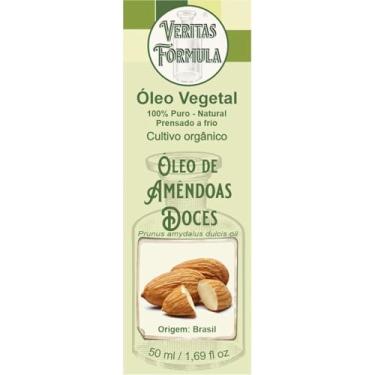 Imagem de Óleo Vegetal de Amêndoas Doces Prensado a Frio – 100% Puro e Natural | Hidratação para Pele, Cabelos e Corpo | Vegano – 50ml | Origem Brasil