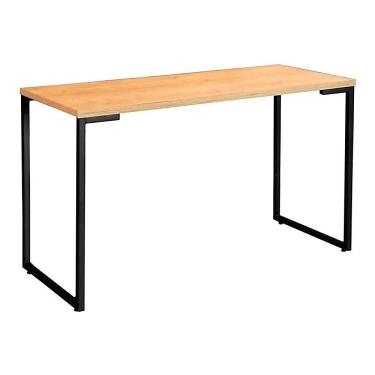 Imagem de Mesa Escrivaninha 90Cm Para Escritório Industrial Nature