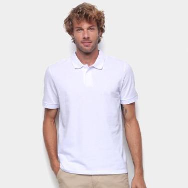 Imagem de Camisa Polo Hering Básica Masculina, Branco, GG