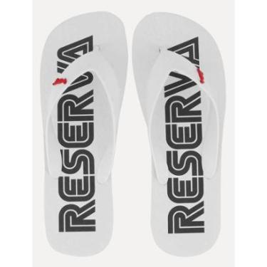 Imagem de Chinelo Reserva Masculino Contorno Branco-Masculino