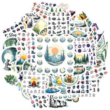 Imagem de 50 peças Natureza Selvagem Aventura Camping Viagem Adesivos Natureza Adesivos Retrô Graffiti Decalques para Laptop Motocicleta Bagagem Telefone Mala Frigorífico Telefone Bagagem Laptop Guitarra Carro