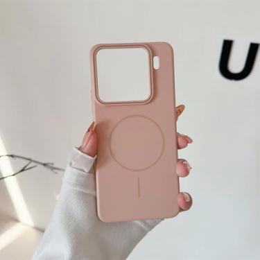 Imagem de Capa fina com carregamento sem fio para Xiaomi Redmi 15 14 13 Ultra K80 K70 Note13 Pro, capa rígida de PC fosca, dourada, para Xiaomi 14 Ultra