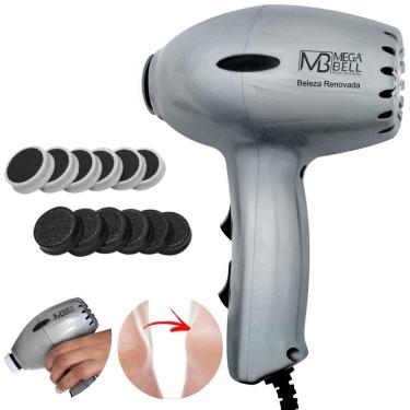 Imagem de Pedicuro Lixa Elétrica Mega Bell Profissional + 12 Lixas