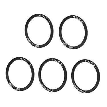 Imagem de Milageto Junta de suporte inferior de MTB, arruela de pedivela de espaçador de liga de alumínio para mountain bike de, 24MM T1MM