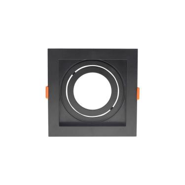 Imagem de Spot De Embutir Recuado Blumenau Clean Para Lâmpada Par 20 E27 Quadrado Bivolt Preto