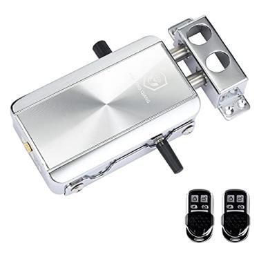 Imagem de Kit de Trava Porta Residencial Controle Remoto Acesso Sem Chave Elétrica Versão Silenciosa Cerradura Fio Antifurto para Casa Hotel Apartamento