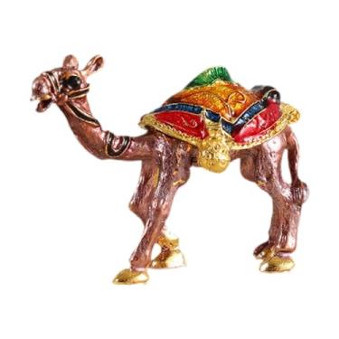 Imagem de Deevoka Estatueta de Fofa, Pequena, Ideal para Presente de Natal, Lembrancinhas para Mulheres e Meninas, Caixa de Joias, Marrom