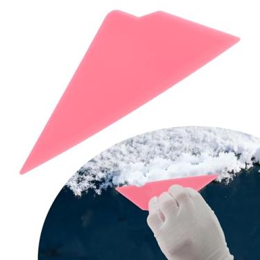 Imagem de VekAuto 1 peça de rodo de carro para filme rosa 16,5 cm l ferramenta raspadora multifuncional para lavar, limpar papel de parede de vidro