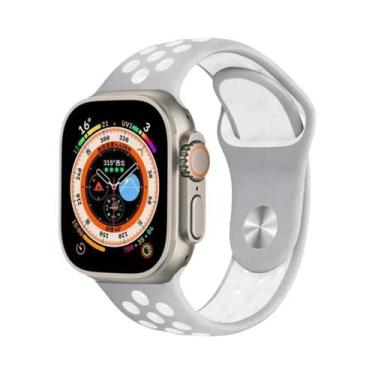 Imagem de Pulseiras De Silicone Esportivas De 42mm E 46mm Para Apple Watch Serie