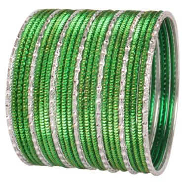 Imagem de Touchstone Bollywood indiano artisticamente feito à mão hipnotizante charmoso variado padrões adoráveis designer joias pulseiras pulseira em ouro ou cobre ou prata tons para mulheres., XL - Circ 8.6 in-Indn Size 2.12-Dia 2.7 in, Sem pedras preciosas