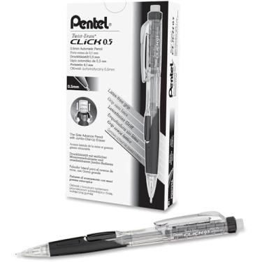 Imagem de Pentel Lapiseira recarregável, grafite/raser, 0,5 mm, preto (PENPD275TA)