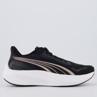 Imagem de Tênis Puma Pounce Lite Feminino Preto e Rosê, 36