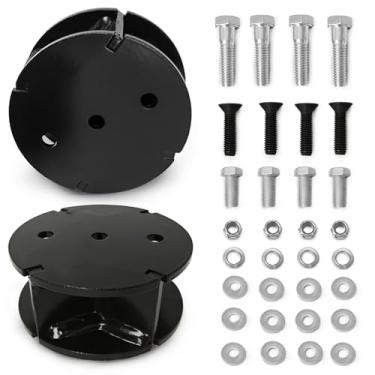 Imagem de MILLISEC Kit de espaçadores universais de mola pneumática de 5 cm compatível com Firestone, Airlift e outras marcas, kits de suspensão substitui #Firestone 2366,52420, TR200020AS