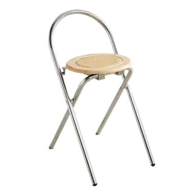 Imagem de Cadeira dobrável de metal para lazer, multifuncional, dobrável, portátil, cadeira de jardim, cadeira de praia, cadeira de pesca, cadeira de acampamento, adequada para uso interno e externo ou