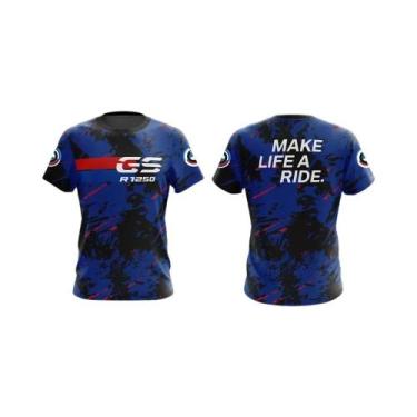 Imagem de Camiseta Masculina De Verão BMW Manga Curta Moda Casual Esportiva Corr