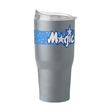 Imagem de FANMATS Copo de aço inoxidável NBA Orlando Magic City Edition 850.5 g – Revestimento em pó de parede dupla isolado e durável – Design City Edition, mantém as bebidas quentes e frias por horas