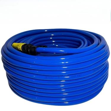 Imagem de Mangueira de Jardim 50 Metros Reforçada Lisa Flexivel Mangueiras Para Quintal Borracha (5 Metros)