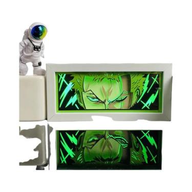 Imagem de Luminária De Mesa 3D Com Moldura De Madeira Para Crianças, Luz Noturna