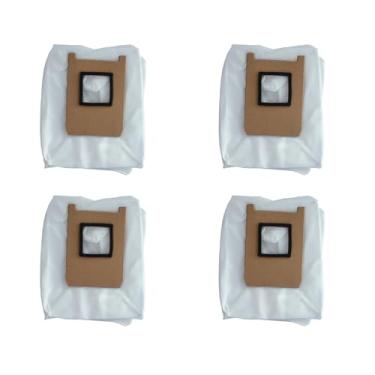 Imagem de Sacos de pó de substituição para aspirador de pó Eufy E28 Omni/E25 Omni Robot Sacos de substituição a vácuo 3L Saco descartável de grande capacidade Sacos de reposição de 4 camadas (4 peças)