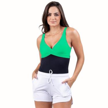 Imagem de Conjunto Kit Maiô Com Bojo + Short Com Ajustes Nas Laterais - HYPE MOD