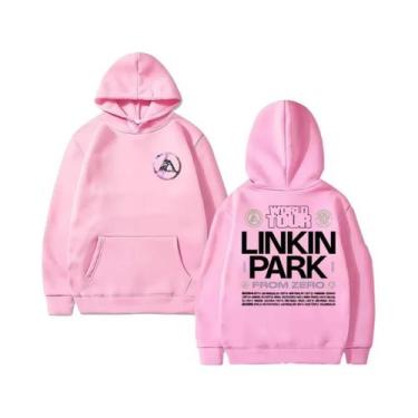 Imagem de Moletom Masculino Estilo Harajuku Linkin Park World Tour Outono Invern