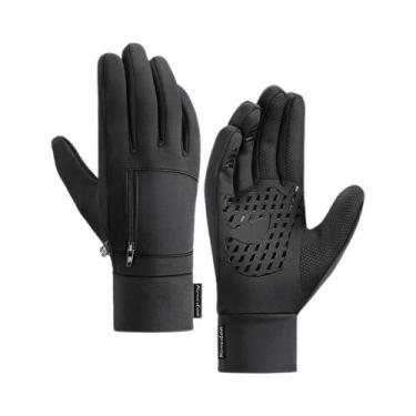 Imagem de Luvas De Ciclismo Masculinas De Inverno Com Tela Sensível Ao Toque, Im