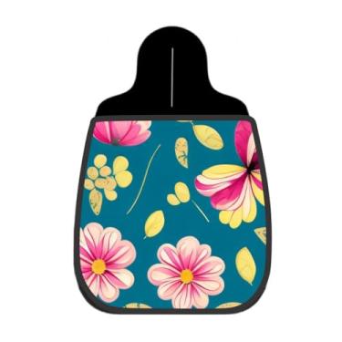 Imagem de Lixeira De Carro Organizador Lixinhocar Margaridas Azuis