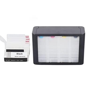 Imagem de Acouto Cartucho de Tinta de Impressora de Recarga de 4 Cores para 953, Fornecimento Contínuo Sem Vazamento Com Chip Permanente e (#7)