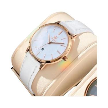 Imagem de Relógio De Pulso Feminino À Prova d'Água OLEVS 5869 Com Pulseira De Ma