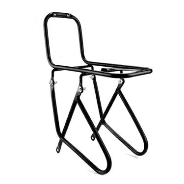 Imagem de Leapiture rack dianteiro de bicicleta, suporte frontal de aço para bagagem, rack de transporte de bicicleta, durabilidade leve para bicicleta