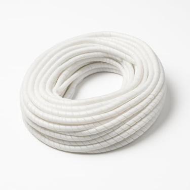 Imagem de Mantenha A Organização Dos Fios Do Seu Escritório Com O Organizador De Cabos (5 Metros branco)