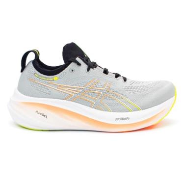 Imagem de Tênis Asics Gel-nimbus 26 Masculino - Cinza/amarelo - 41