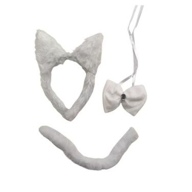 Imagem de Fantasia gatinha halloween adulto infantil cosplay - 3 peças - DreamIn