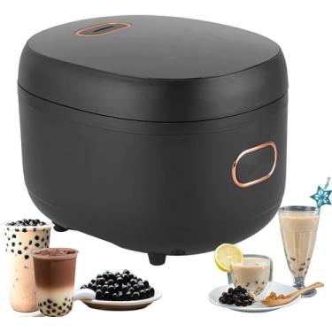 Imagem de Panela de pérola automática, panela comercial de tapioca de pérola de 900 W com tela sensível ao toque, pote de pérola de 5 L para chá de boba / chá de bolhas/chá de leite